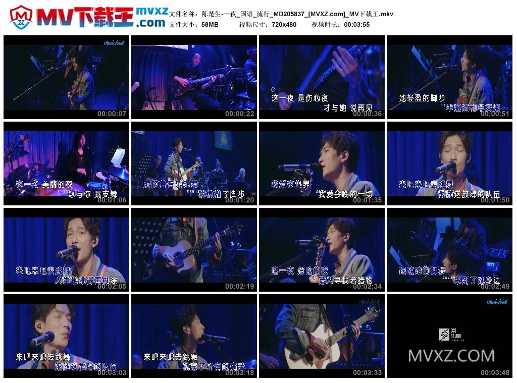 陈楚生-一夜_国语_流行_MD205837